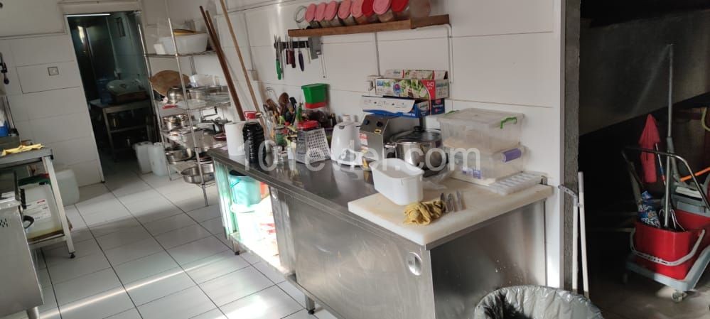 Güzelyurt Central Destruction Sale Business Place Fully Furnished Restaurant Materials for sale in the price.