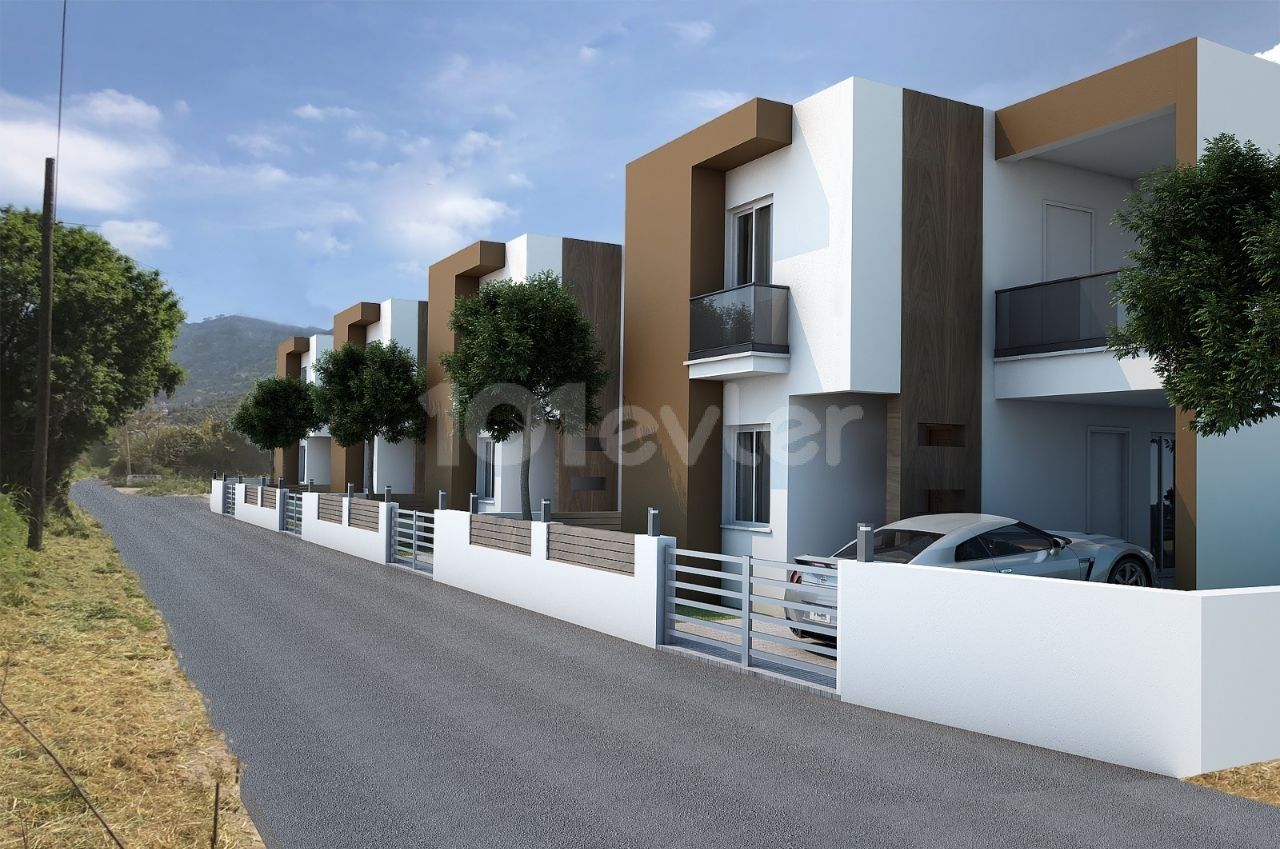 ALSANCAK, ONE OF THE MOST BEAUTIFUL AREAS OF KYRENIA, IS ALSO SPECIAL FOR THOSE WHO WANT A HOLIDAY VILLA WITH A GUARANTEED RENT WITH A TERRACE WITH A MAGNIFICENT VIEW OF THE SEA AND MOUNTAINS ** 