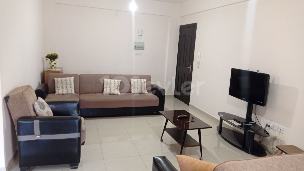 Ground floor, centrally located 2+1 furnished flat for rent in Gönyeli