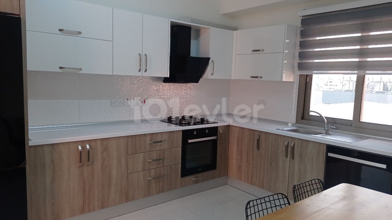 Yenişehir bölgesinde merkezi lokasyonda şık dizayn edilmiş , eşsiz manzaralı 2+1 eşyalı penthouse . 