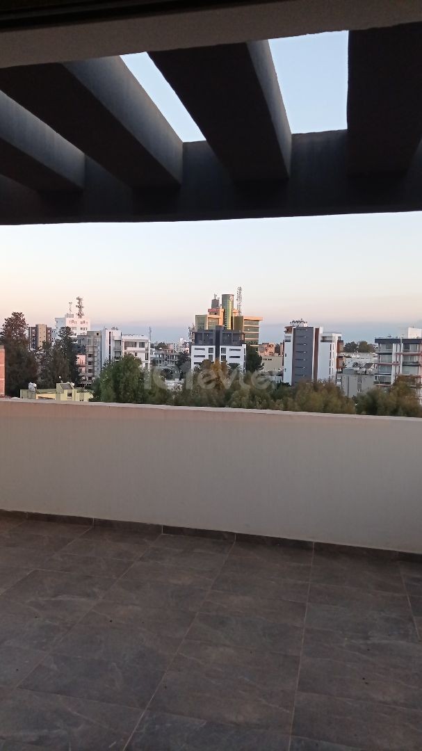 Stylishly designed in a central location in Yenişehir region, 2+1 furnished penthouse with unique views.   ** 