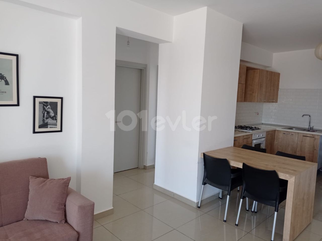 Fully furnished 2 + 1 apartment for rent in Gönyeli central location. (It will be available on March 6.)