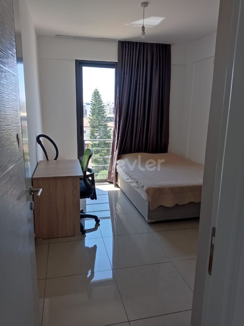 Fully furnished 2 + 1 apartment for rent in Gönyeli central location. (It will be available on March 6.)