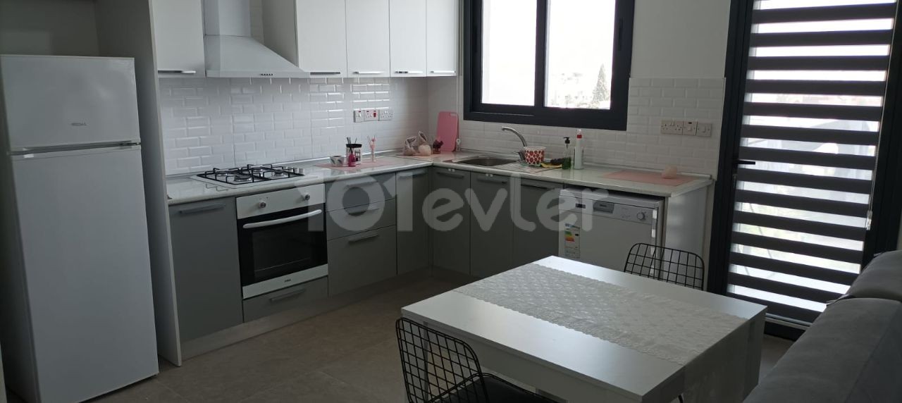 2+1 furnished flat for rent on the school road in Yenişehir region