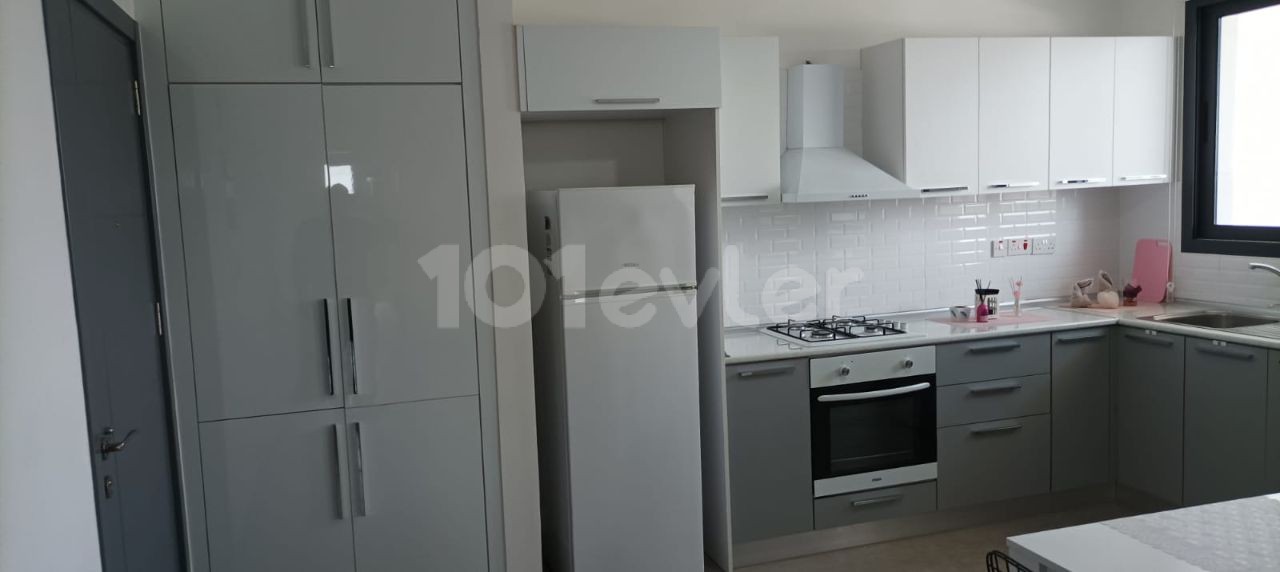 2+1 furnished flat for rent on the school road in Yenişehir region