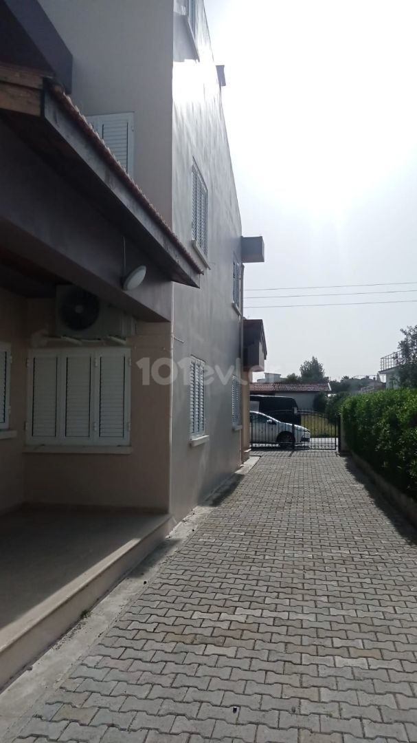 LARGE AND SPACIOUS (3+1) 150 M2 DUPLEX TWIN VILLA FOR RENT WITH GARDEN AND FIREPLACE IN A PERFECT LOCATION IN GÖNYELİ BAM AREA
