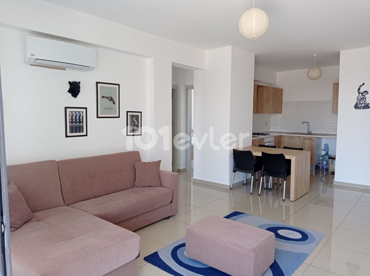 Fully furnished 2+1 flat in a central location in Gönyeli, 5 minutes walking distance to bus stops and markets.