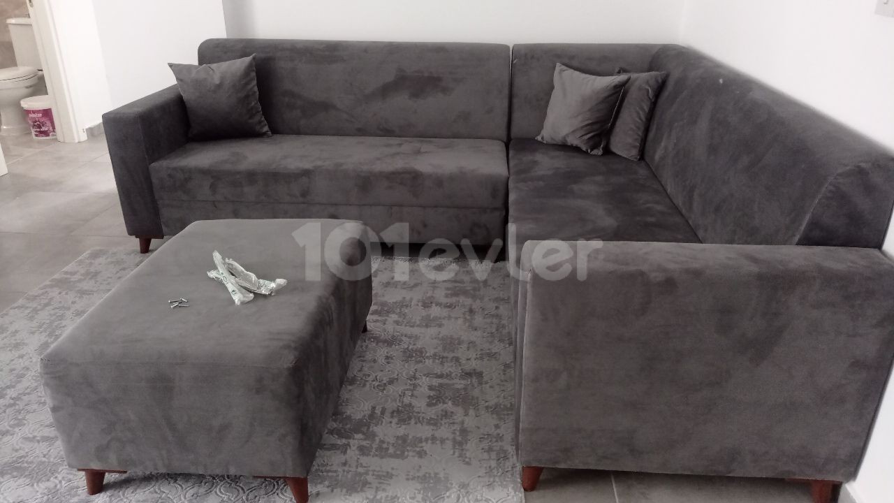 Newly furnished 2+1 flat for rent in Gönyeli area, in front of the bus stops