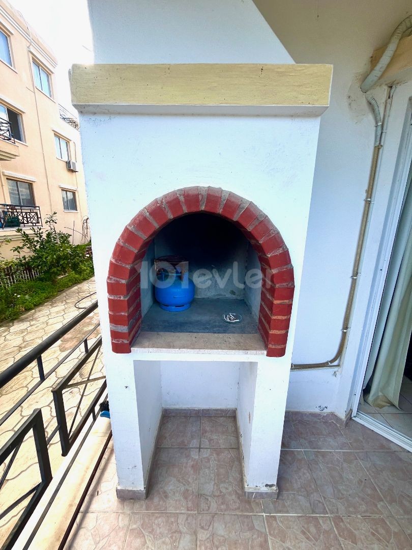 CENTRAL KYRENIA , SPECIOUS GARDEN FLAT 3+1, 135M2, OPPOSITE GREEN AREA , WELL LOOKED AFTER , CLOSE TO ALL AMENITIES 