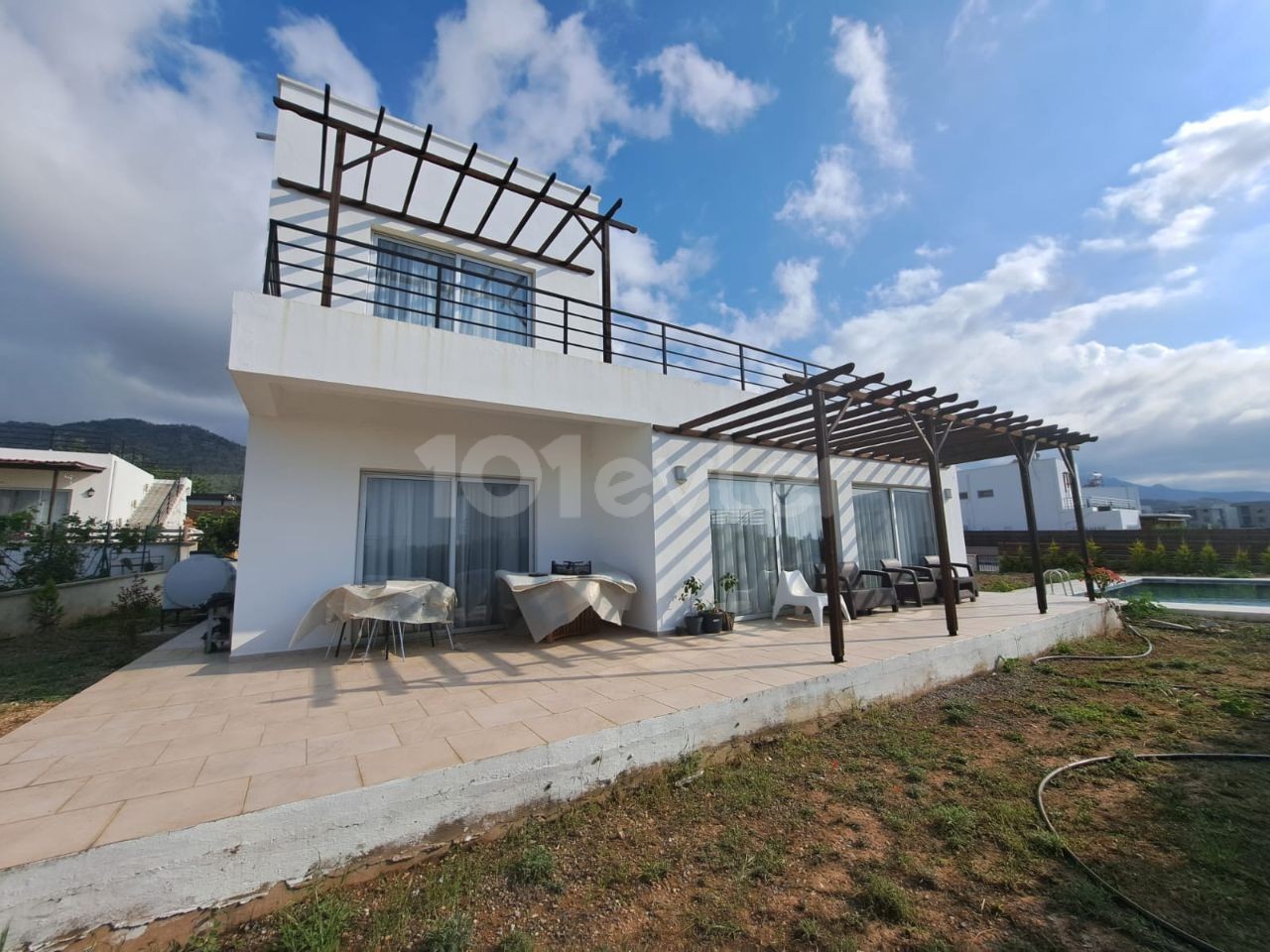 Villa 3+1 with balcony for sale in the city of Baachchelly. Эсентепе