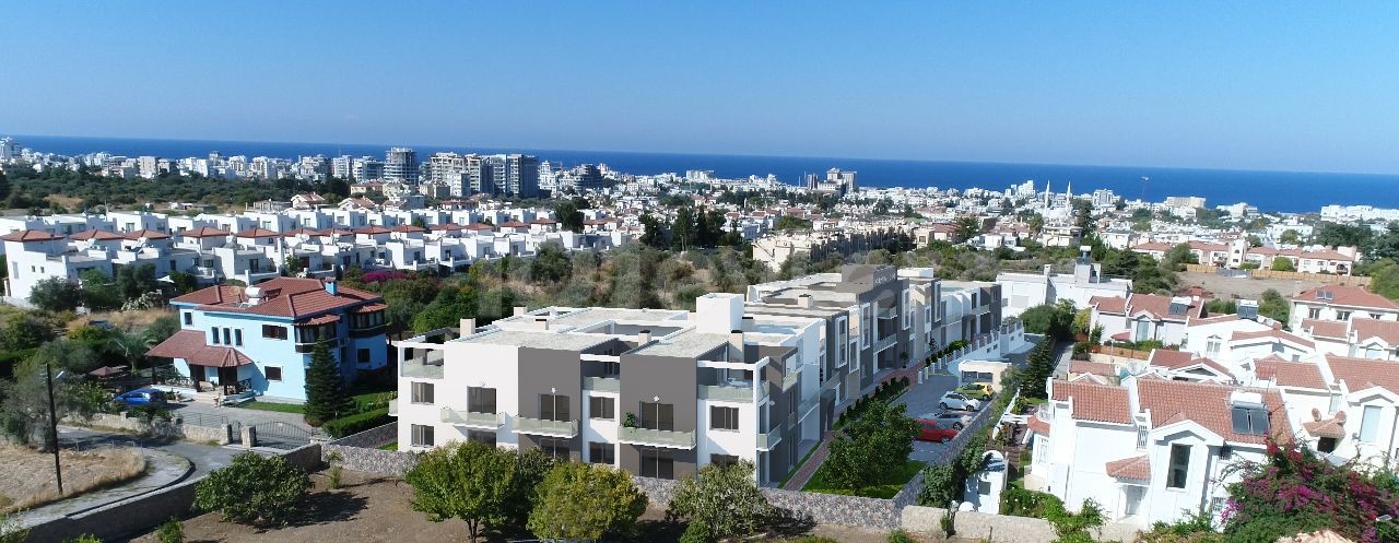 Kyrenia center 3+1 flat for sale with communal pool