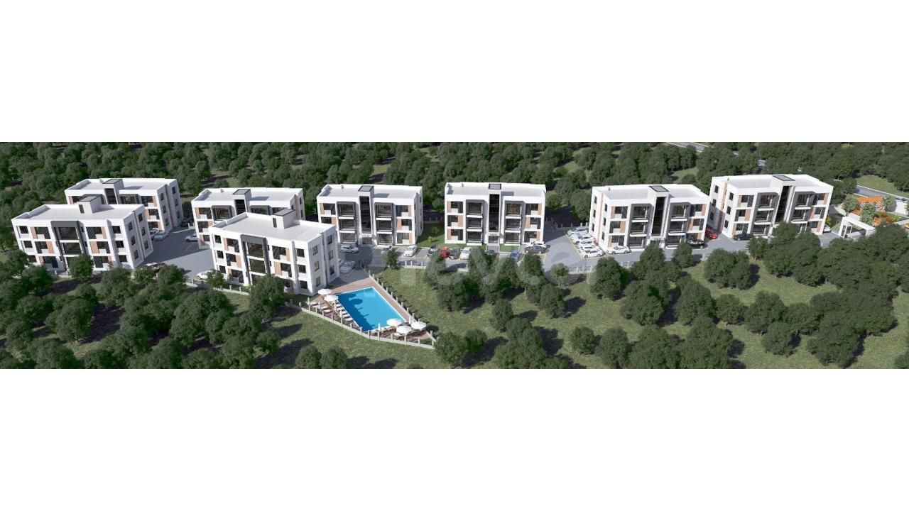 1+1 flat for sale in Lapta with communal pool