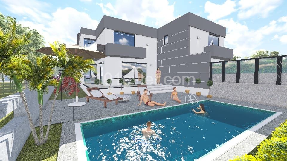 4+1 TURKISH VILLA FOR SALE IN HAMITKOY ** 