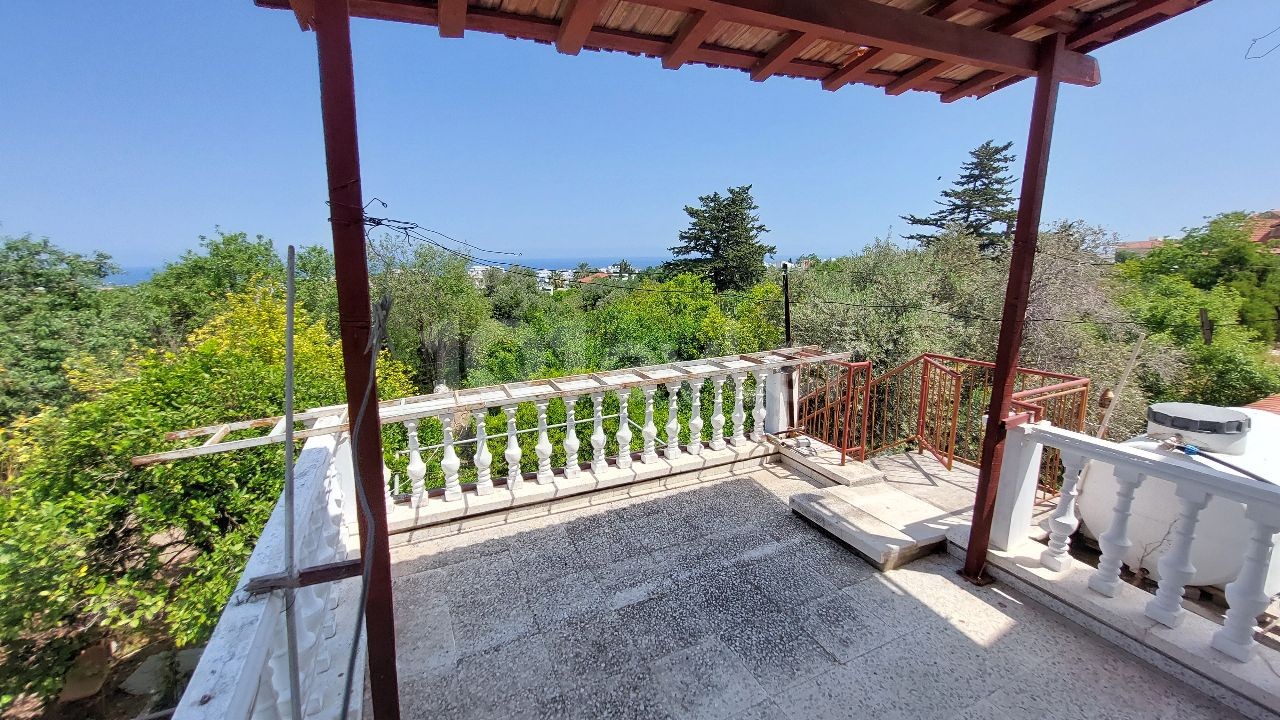 Detached Garden House with Mountain and Sea Views in Kyrenia Alsancak ** 