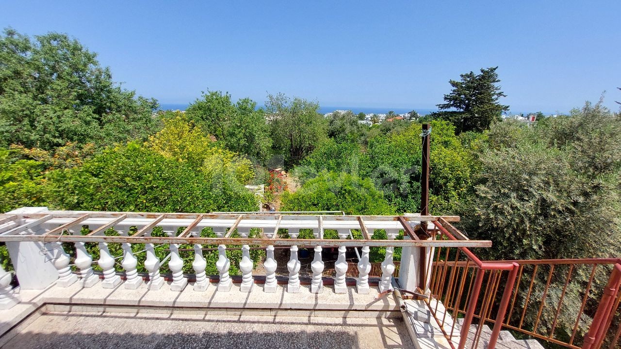 Detached Garden House with Mountain and Sea Views in Kyrenia Alsancak ** 