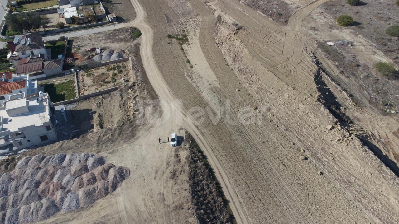 Gönyeli Aşıklar Tepesinde  Parselasyona Başlanmış Türk Malı Arsalar 