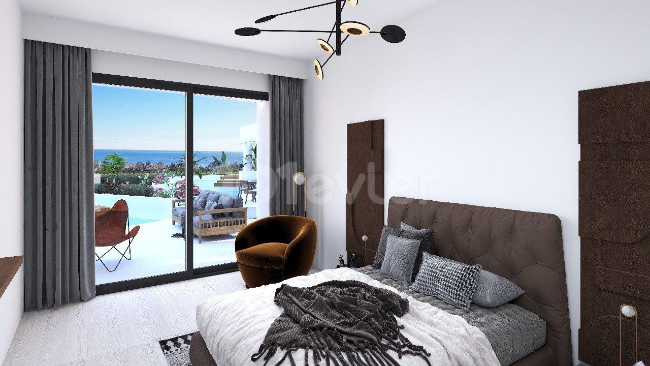 İskele Boğaz Bölgesinde Satılık 1+2 ve 2+1 Loft Daireler £219,900 Başlayan Fiyatlarla