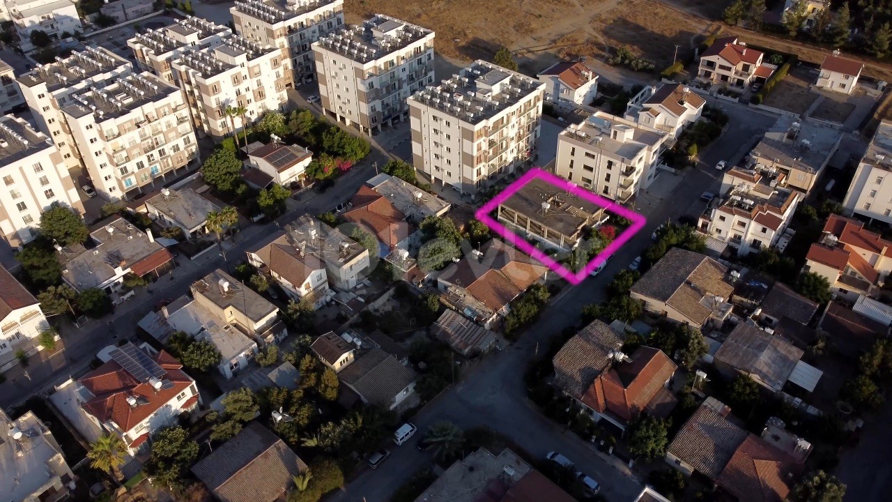 5 Floor Permitted Land for Sale in Küçük Kaymaklı Area