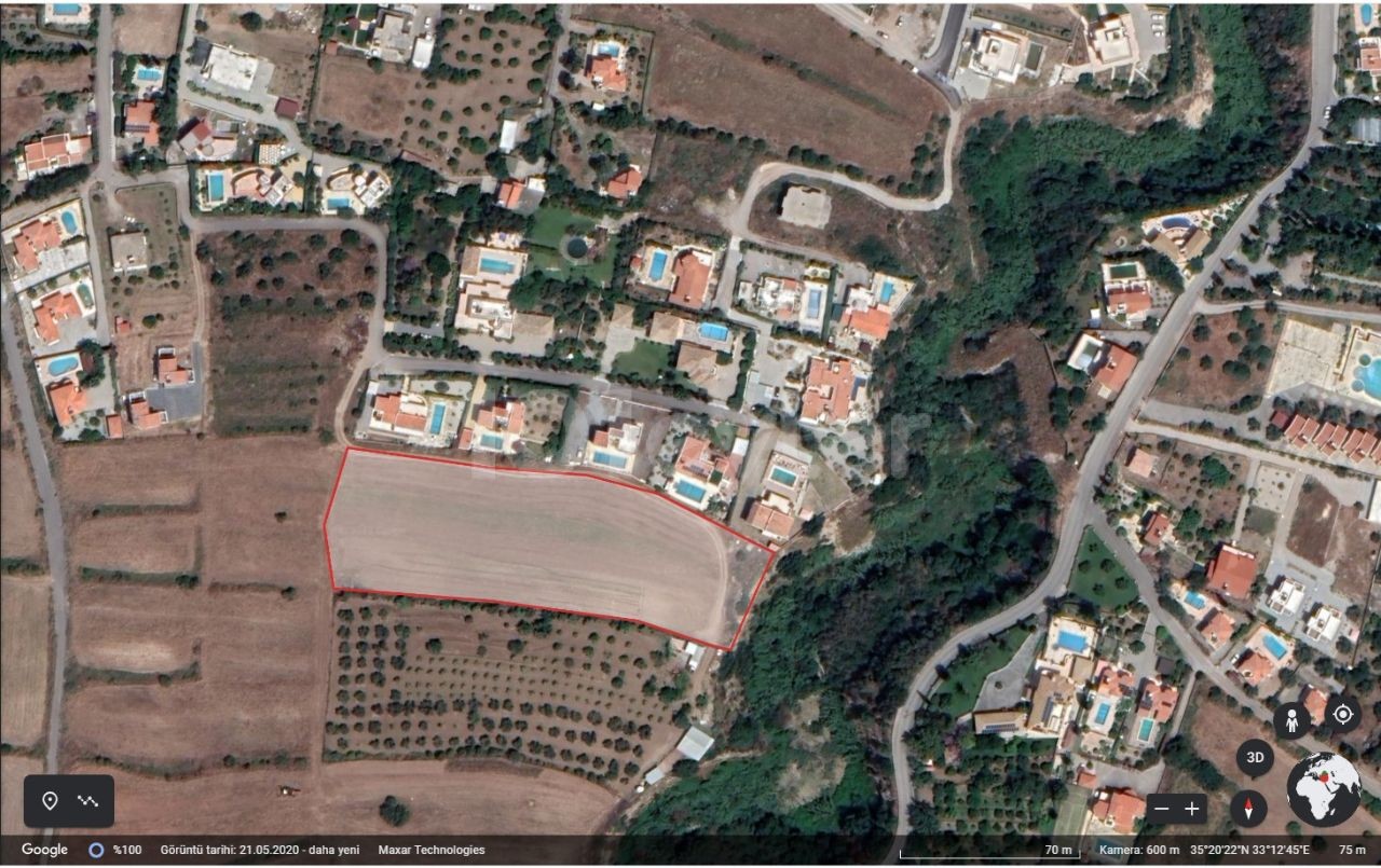 LAND AVAILABLE FOR CONSTRUCTION IN KYRENIA ALSANCAK