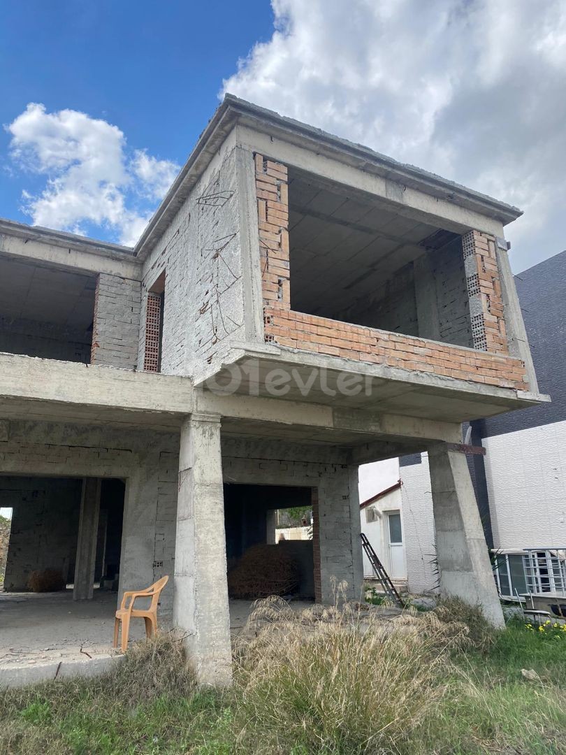 4+1 VILLA UNDER CONSTRUCTION FOR SALE IN HAMİTKÖY REGION 