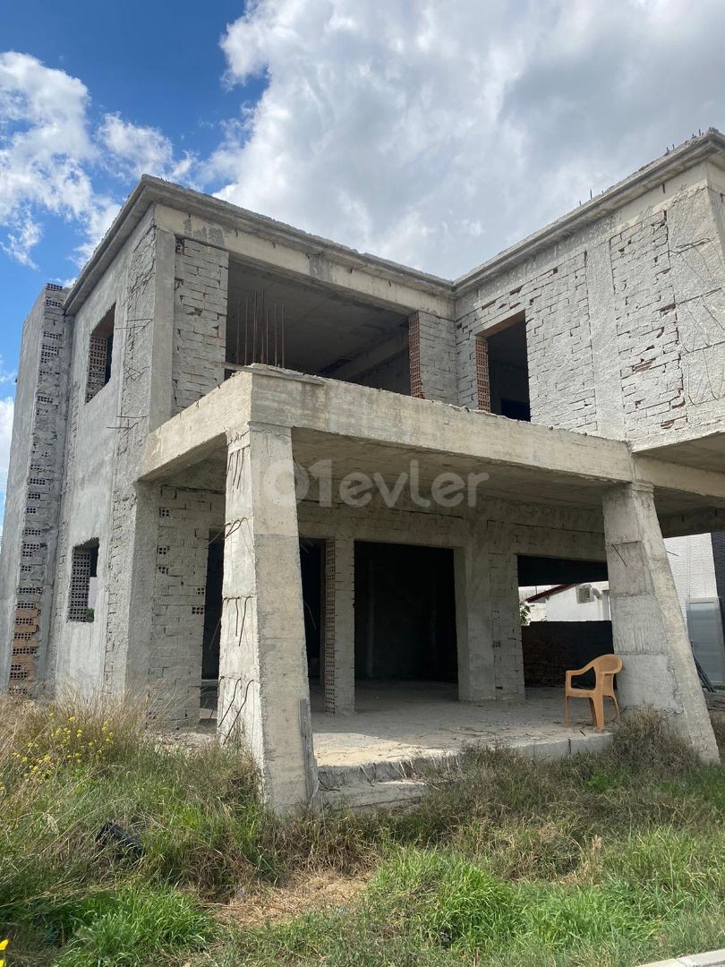 4+1 VILLA UNDER CONSTRUCTION FOR SALE IN HAMİTKÖY REGION 