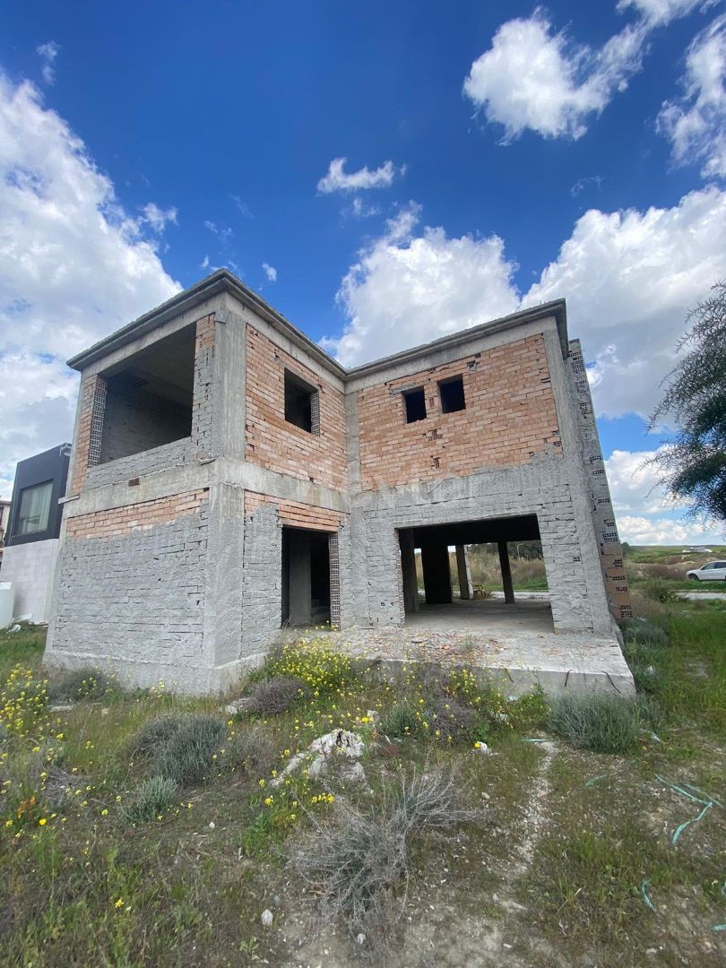 4+1 VILLA UNDER CONSTRUCTION FOR SALE IN HAMİTKÖY REGION 