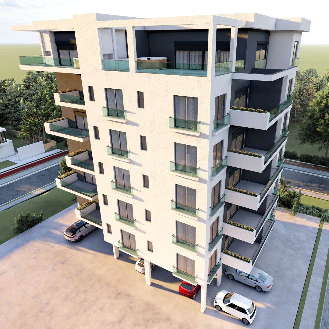 2+1 Flats for Sale in the Nicosia Beach Area from the Project