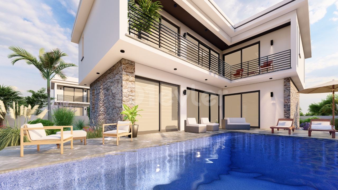 4+1 Luxury and Modern Villa Project in İskele Ötüken