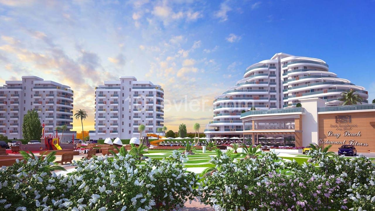 Flat For Sale in Long Beach, Iskele