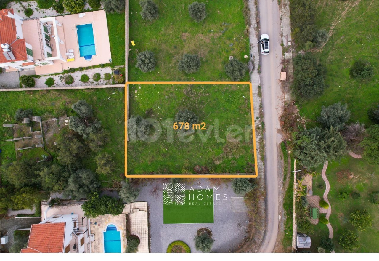 678M2 LAND FOR SALE IN GIRNE/OZANKOY