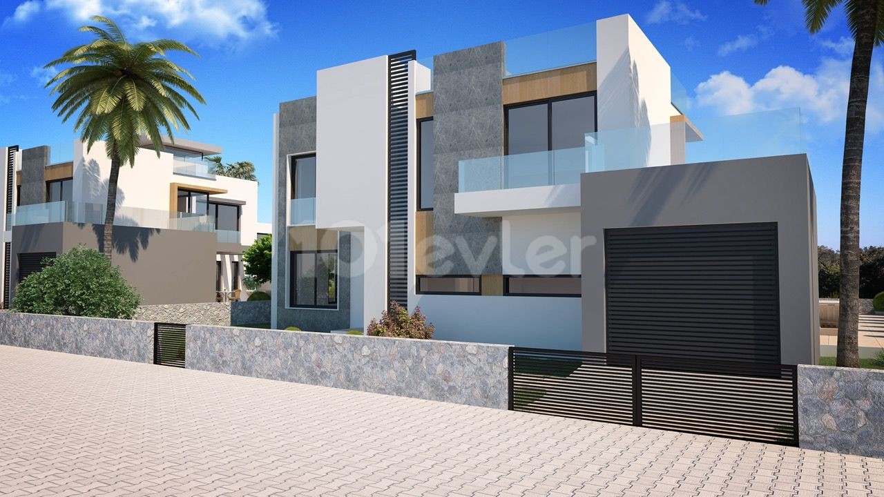 Completion in July! 3+1 Villa with Pool in Girne, Karsiyaka