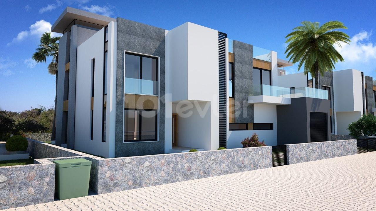 Completion in July! 3+1 Villa with Pool in Girne, Karsiyaka