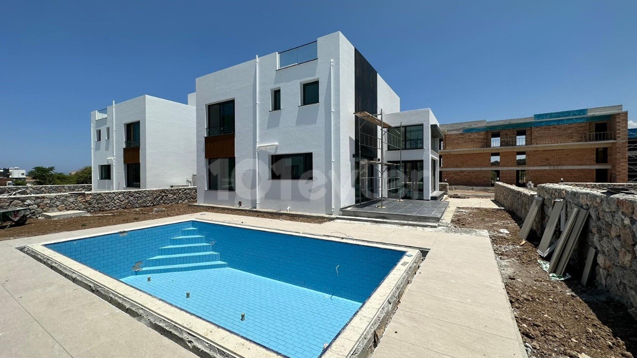 Completion in July! 3+1 Villa with Pool in Girne, Karsiyaka