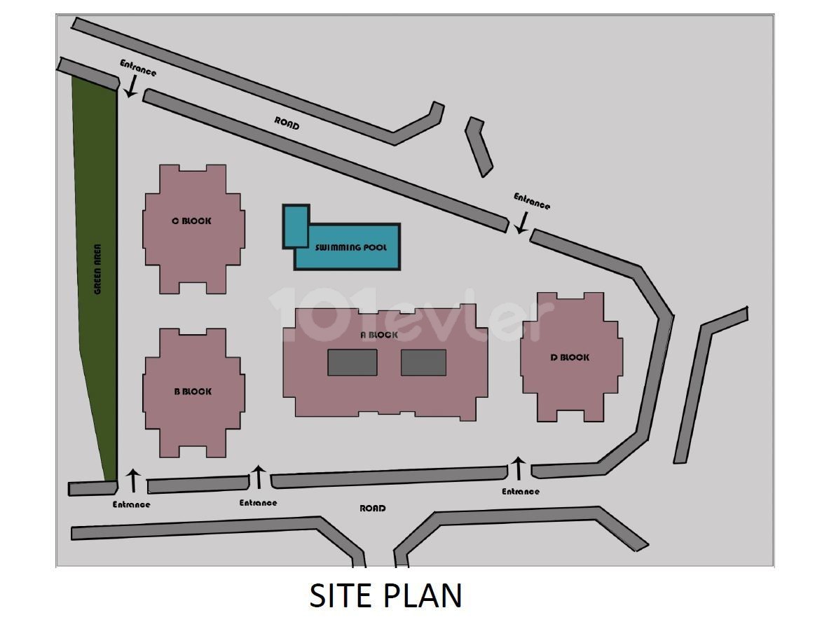 2+1 Wohnung zum Verkauf im Zentrum von Kyrenia ** 