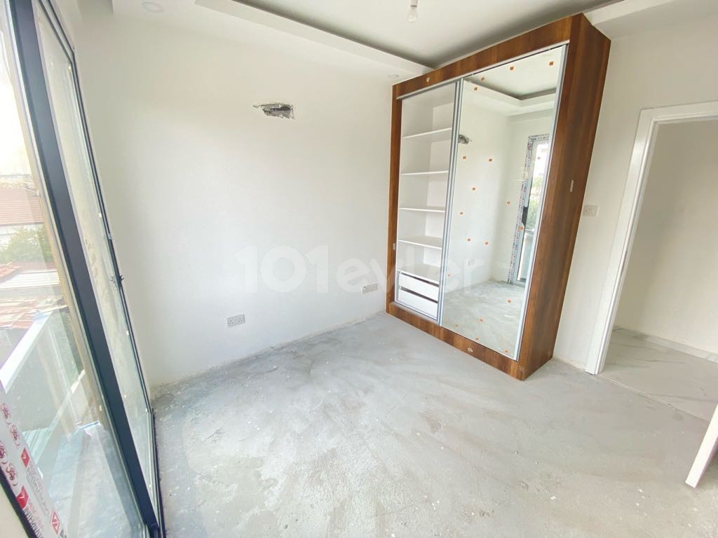 2+1 new unfurnished flat for rent in Nicosia Kizilbas