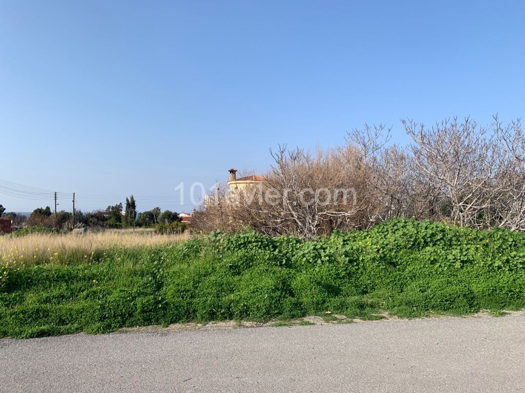 LAND SUITABLE FOR CONSTRUCTION OF A VILLA 400 METERS FROM THE SEA ON THE BOTTOM OF KARŞIYAKA MAIN ROAD ** 