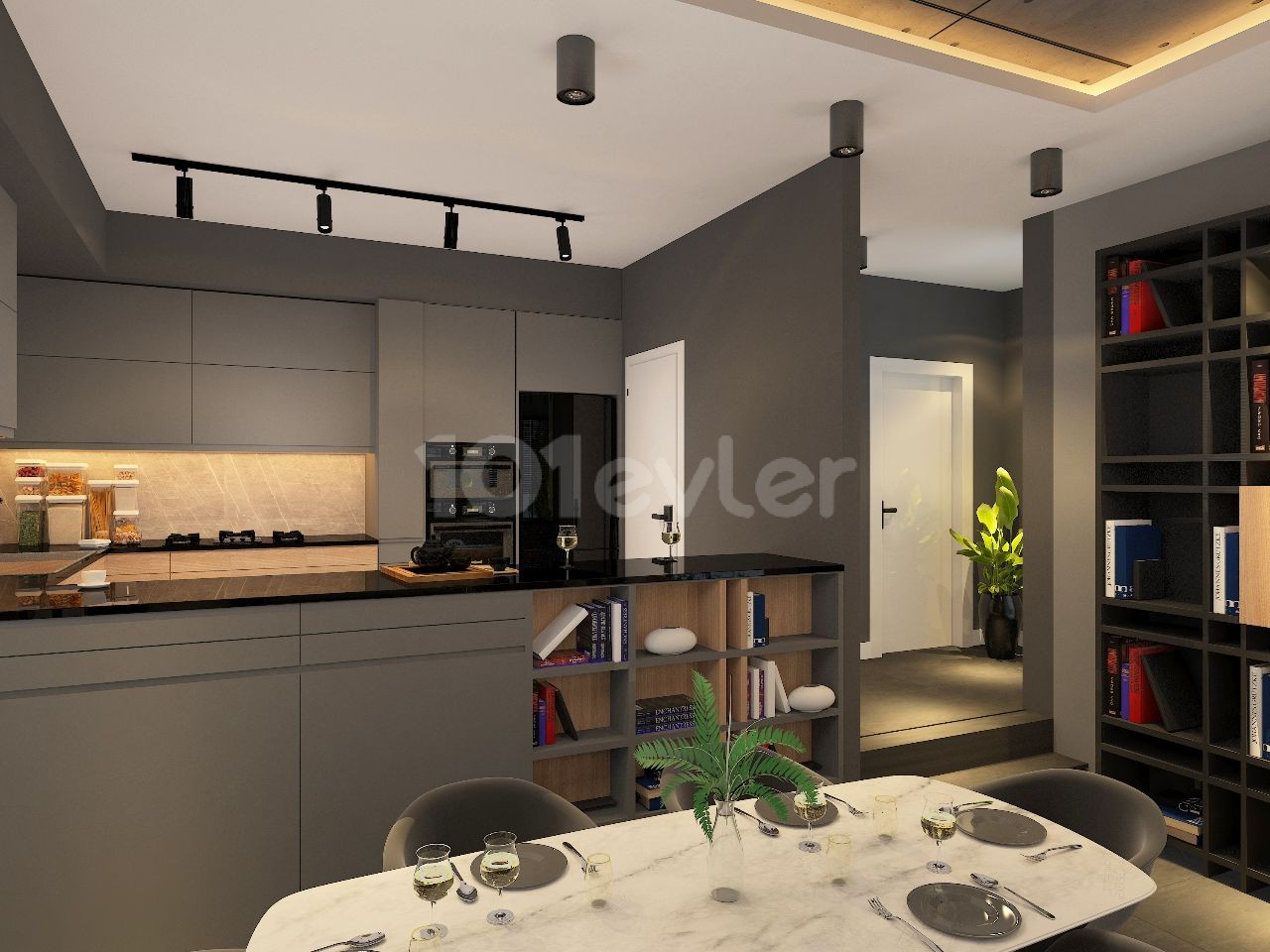 3 +1 AND 4 + 1 VILLAS FOR SALE IN ALSANCAK SEVENER RESTAURANT DISTRICT ** 