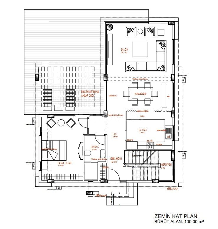 3 +1 AND 4 + 1 VILLAS FOR SALE IN ALSANCAK SEVENER RESTAURANT DISTRICT ** 