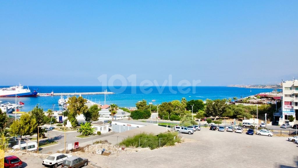 PENTHOUSE WITH TURKISH TITLE FOR SALE IN KYRENIA, 1 minute WALK FROM THE SEA AND THE NEW PORT! ** 