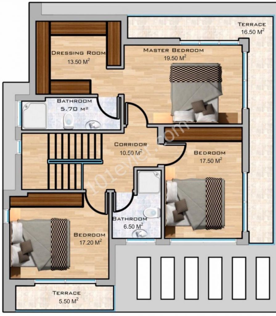 GIRNE EDREMIT , MODERN ARCHITECT, MUSTAKIL VILLA AND INFINITY POOL, SEA AND MOUNTAIN VIEW, 4 BEDROOMS, 245 M2+ 145 M2 TERRACE ** 