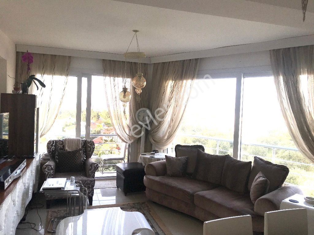 SPACIOUS AND SPACIOUS 3+1 FULL FURNISHED APARTMENT WITH SEA AND MOUNTAIN VIEWS, LUXURY APARTMENT ** 