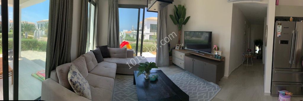 GIRNE ALSANCAKTA, CYPRUS TOWNHOUSES,SPACIOUS AND MODERN 2+1, PRIVATE GARDEN, ESCAPE BEACH 200M, SHARED POOL, VERY PRIVATE SITE WITH CLEAN AND WELL-MAINTAINED, CAFE ** 