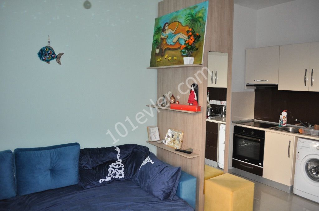 GIRNE-ALSANCAK , FULL FURNISHED 1+1 APARTMENT WITH SEA AND MOUNTAIN VIEWS, YOUR HUSBAND IS READY ** 