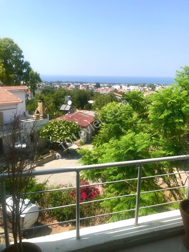 GIRNE-ALSANCAK , FULL FURNISHED 1+1 APARTMENT WITH SEA AND MOUNTAIN VIEWS, YOUR HUSBAND IS READY ** 