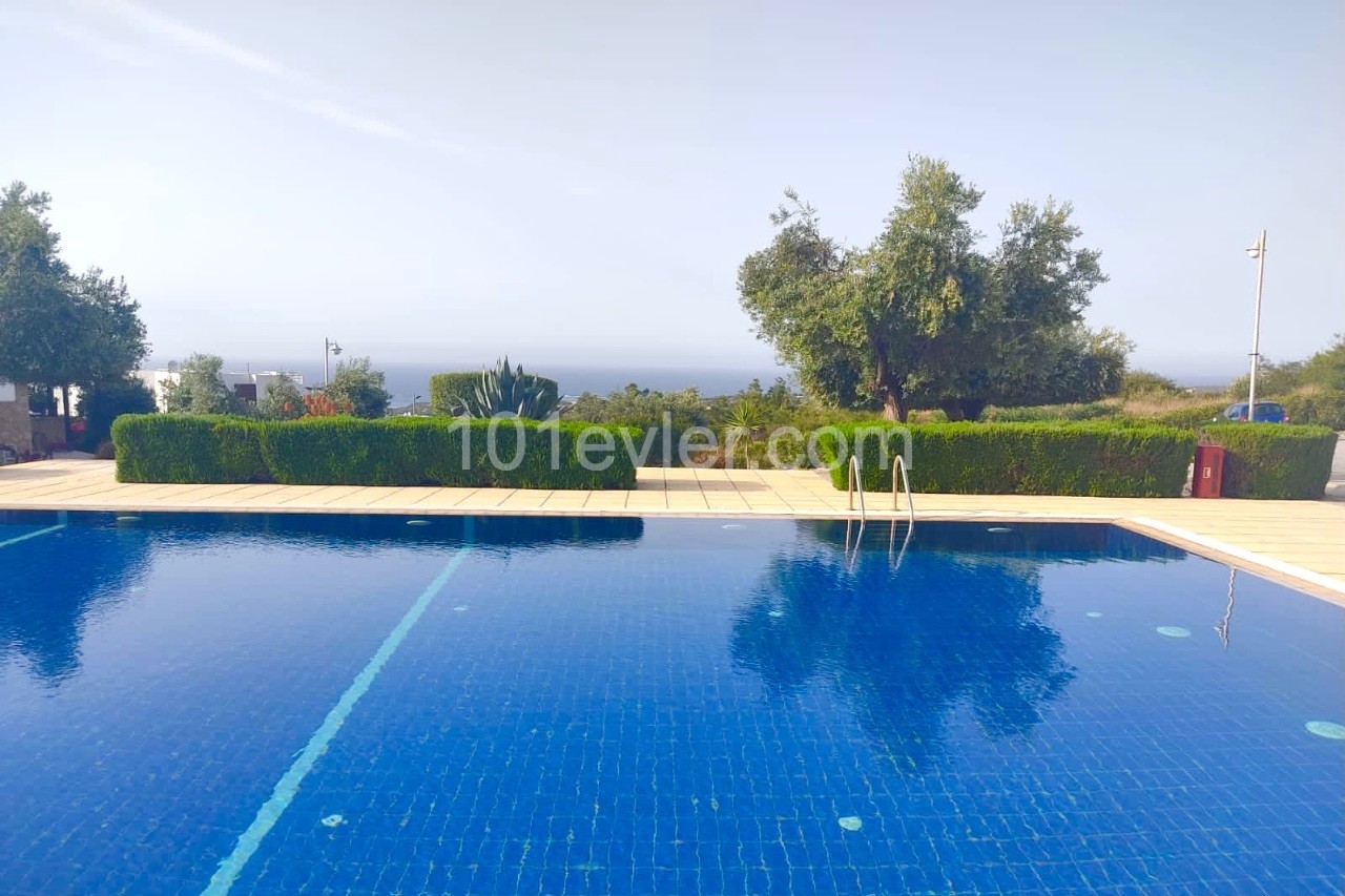 MAGUSA FRESHWATER , POOLSIDE SITE, SUPER VIEW, GENIS 2+1 APARTMENT, OWN GARDEN AND TERRACE ** 