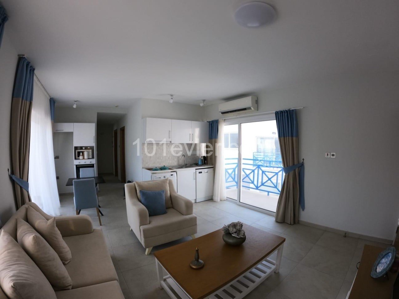 GIRNE-ALSANCAK , 2+1 PENTHOUSE , FURNISHED , GREAT SEA AND MOUNTAIN VIEWS , POOL , CLOSE TO BEACH