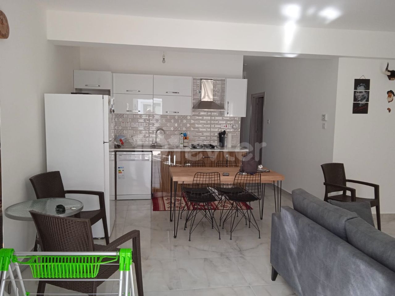 2+1 Fully Furnished Garden Flat For Sale In Dikmen, Kyrenia