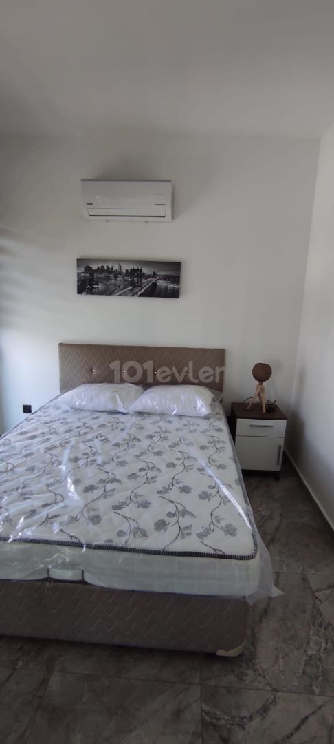 2+1 Furnished Flat For Rent In Apartment With Pool In Kyrenia Center