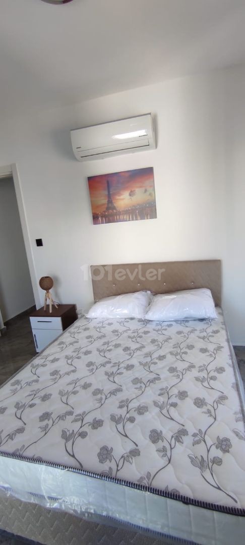 2+1 Furnished Flat For Rent In Apartment With Pool In Kyrenia Center