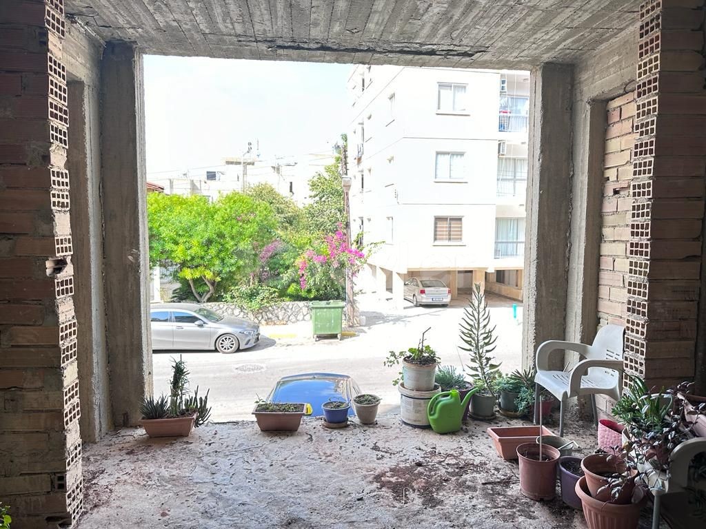 UNCOMPLETED STUDIO FLAT FOR SALE IN KYRENIA NEW PORT